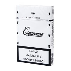 Cigaronne Ultra Slims White (акциз Армения)