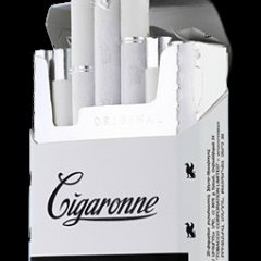 Cigaronne Кing Size White 84mm (Акциз Армения)
